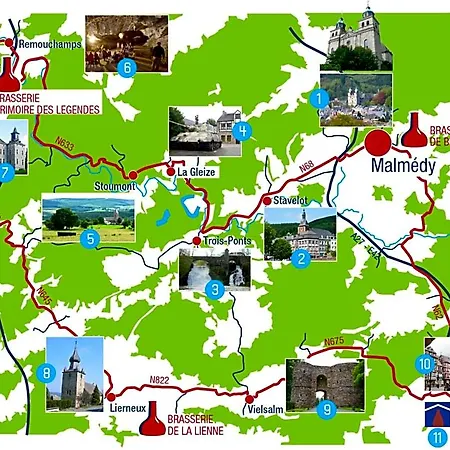 Nocleg ze śniadaniem Les De Meiz Stavelot